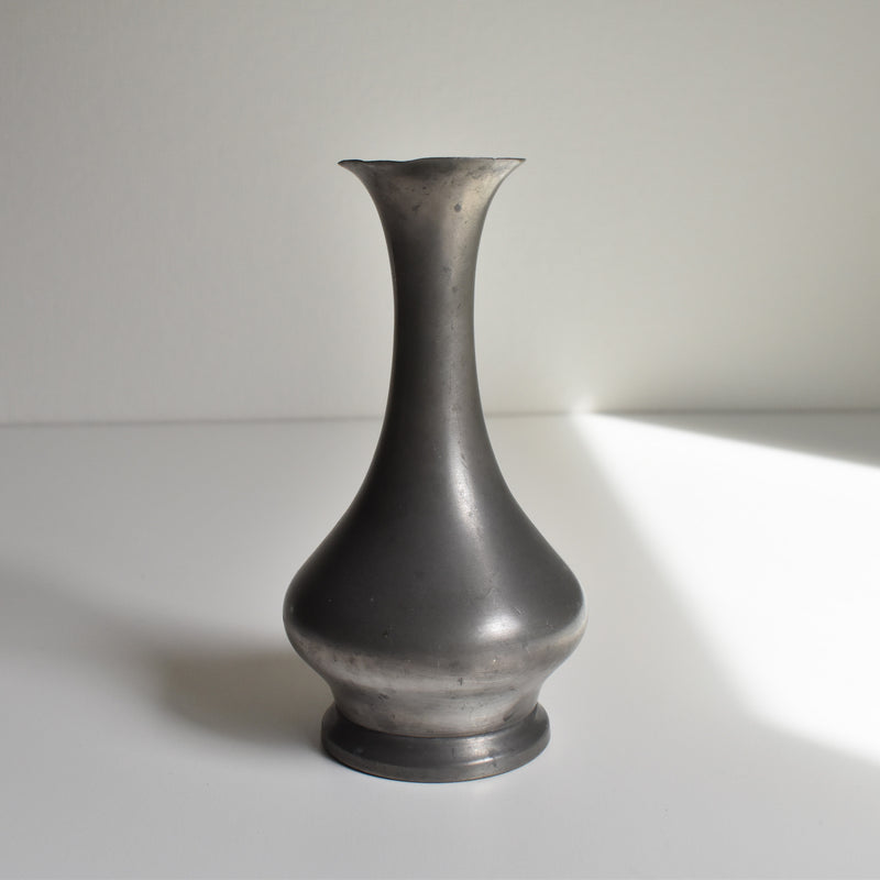 ヴィンテージピューター花器 A