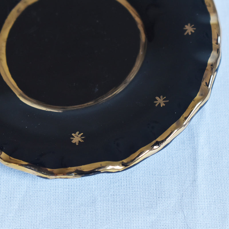 ア.ドラサンヴァル A.Dressinval ミニカップ＆ソーサー 3cm ブラック