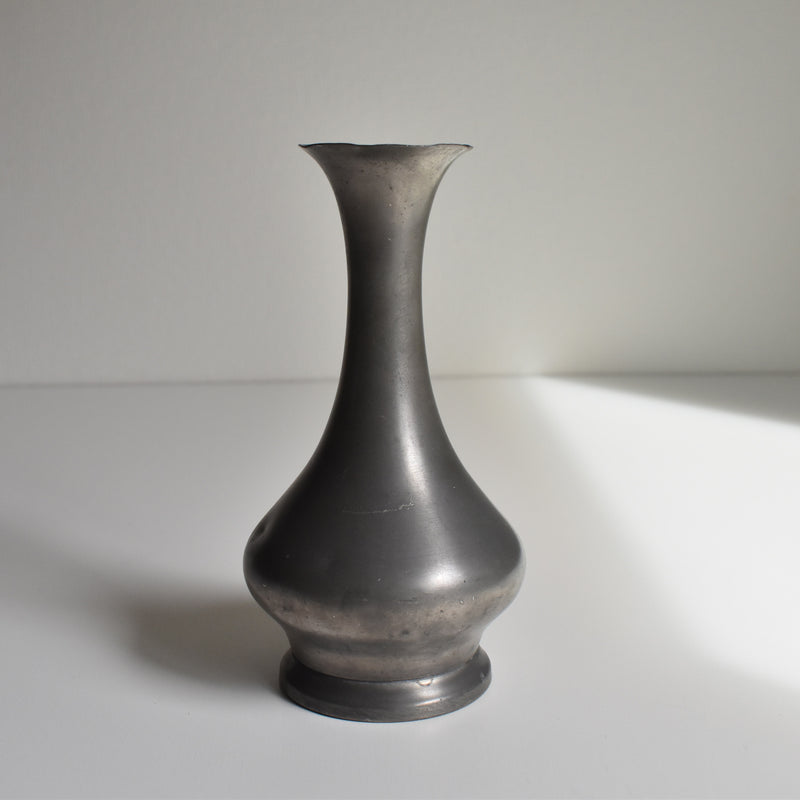 ヴィンテージピューター花器 A