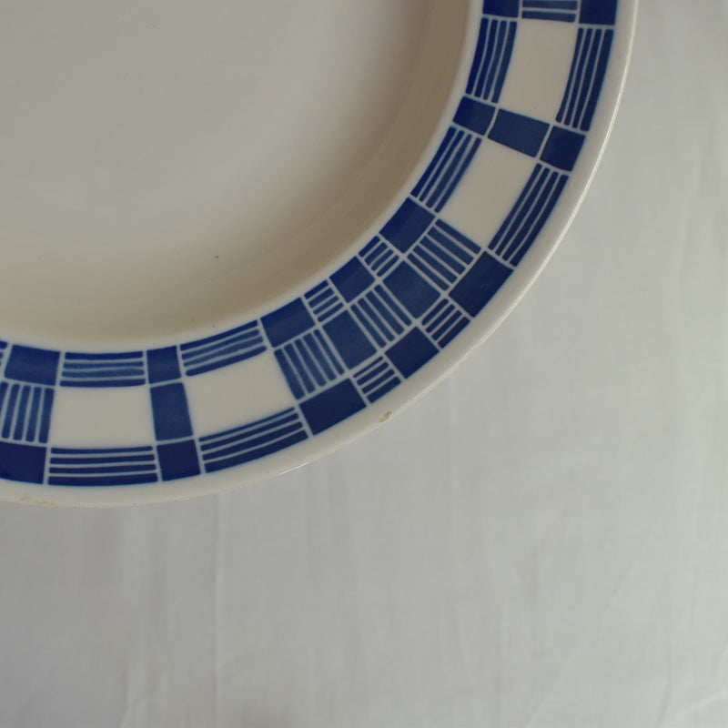 Antique Deep Plate Badonviller Aurore B