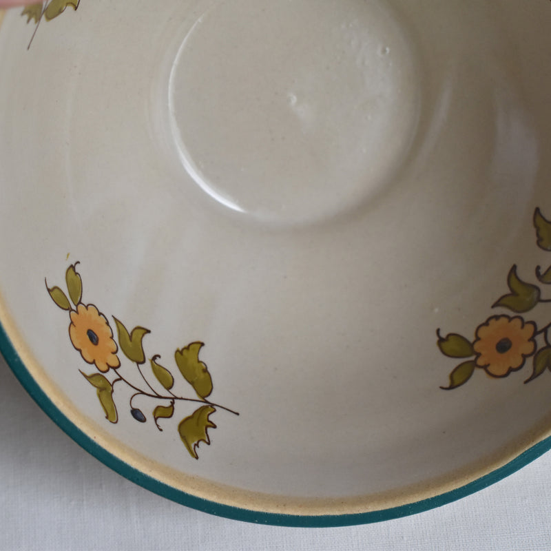 ヴィンテージ マニュファクチュールドゥディゴワン ボウル グリーン B