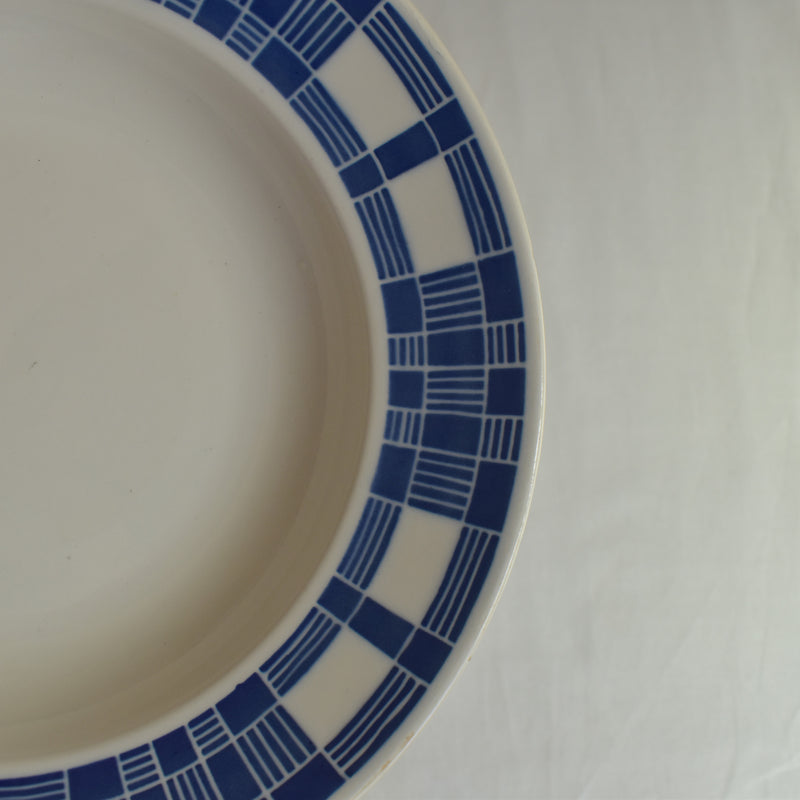 Antique Deep Plate Badonviller Aurore B
