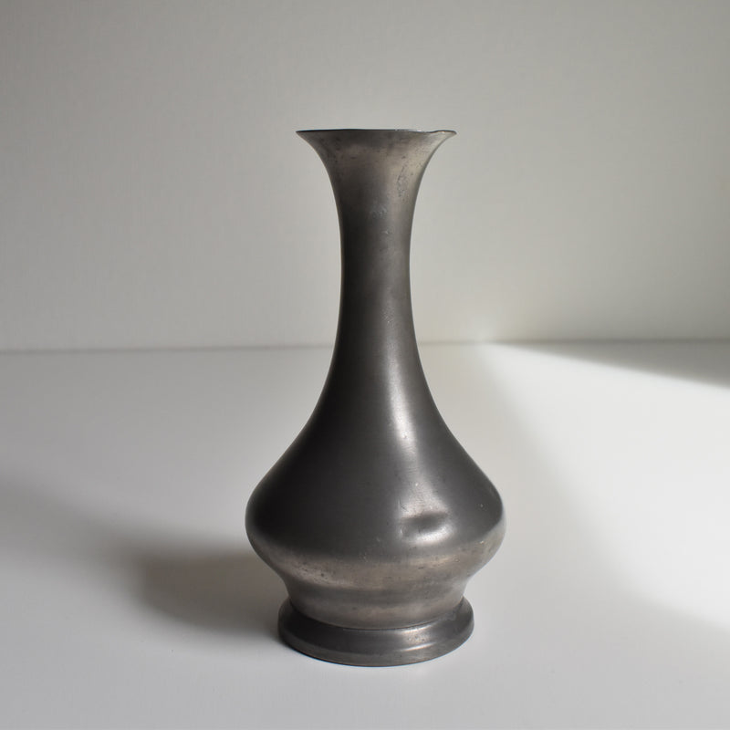 ヴィンテージピューター花器 A