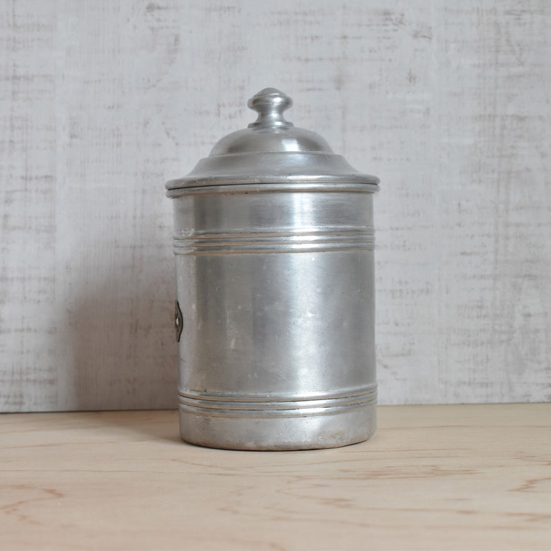 Vintage Aluminum Storage Container Chicorée