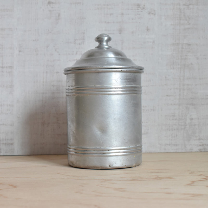 Vintage Aluminum Storage Container Chicorée
