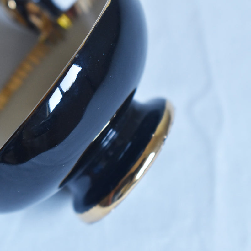 ア.ドラサンヴァル A.Dressinval ミニカップ＆ソーサー 3cm ブラック