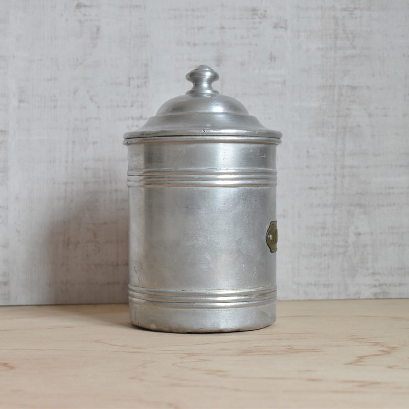 Vintage Aluminum Storage Container Chicorée