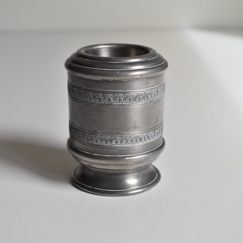 ヴィンテージピューター キャンドルホルダー