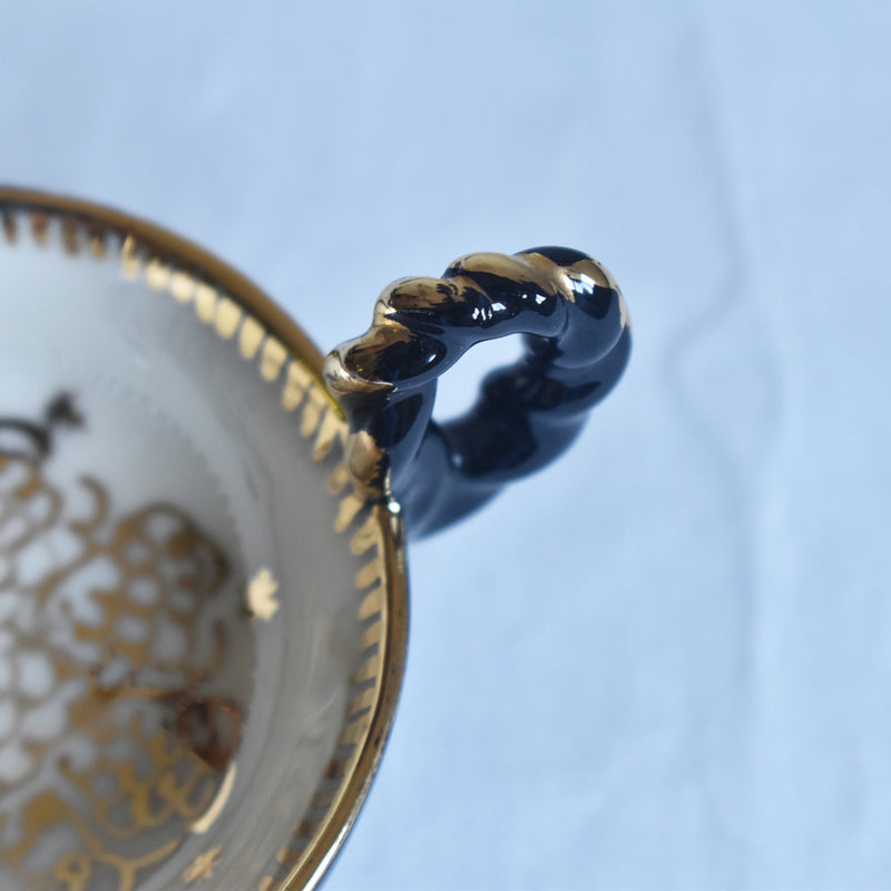 ア.ドラサンヴァル A.Dressinval ミニカップ＆ソーサー 3cm ブラック