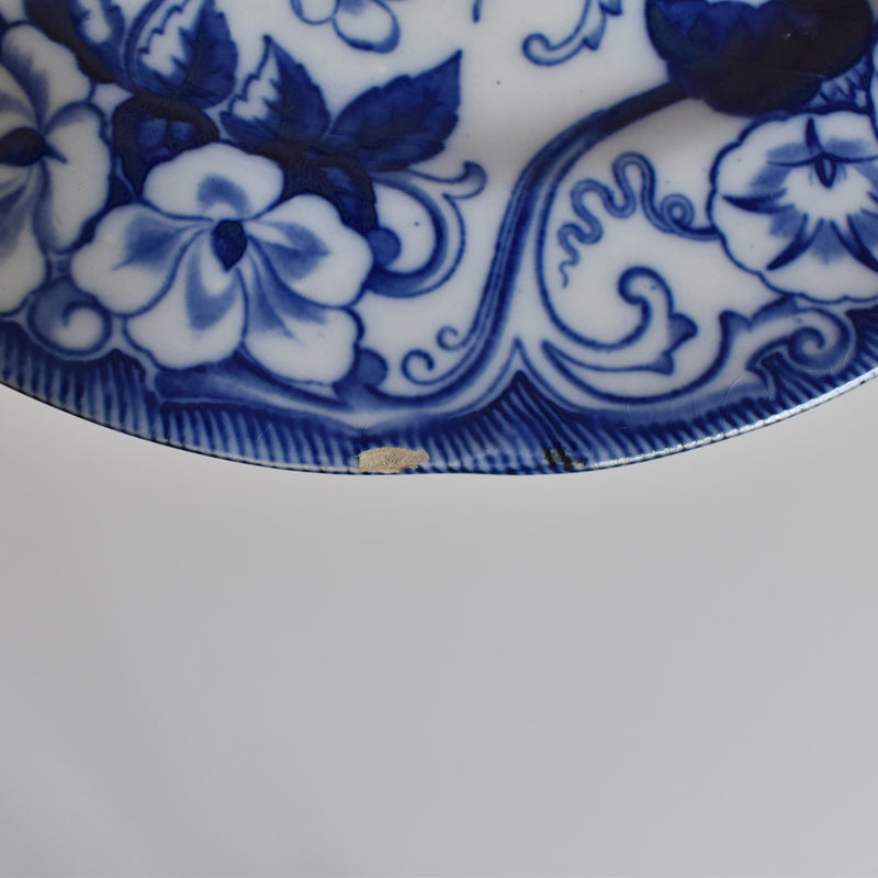 Antique Plate, Creil et Montereau, Flora