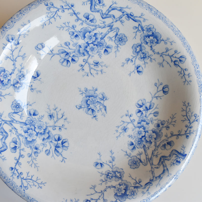Antique Compotier Gien Fleurettes