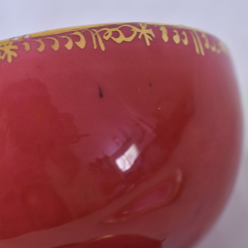 ア.ドラサンヴァル A.Dressinval チョコレートカップ＆ソーサー ピンク B