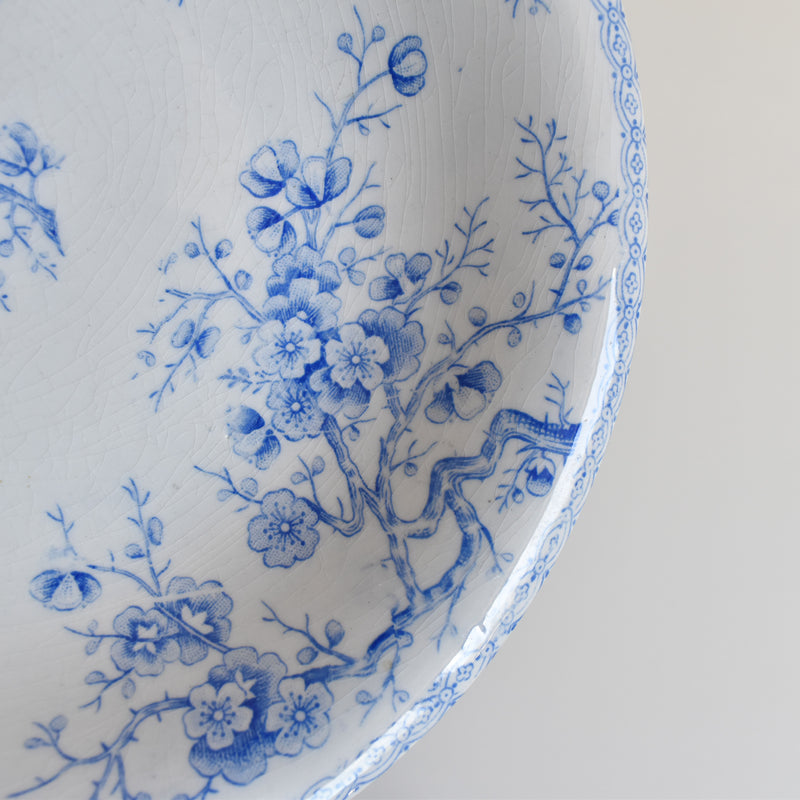 Antique Compotier Gien Fleurettes