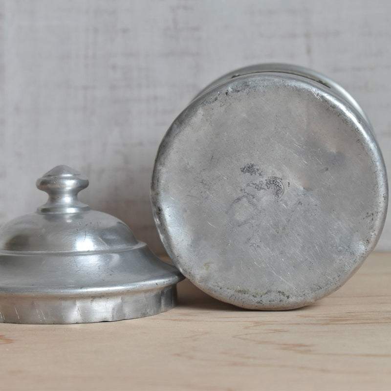 Vintage Aluminum Storage Container Chicorée