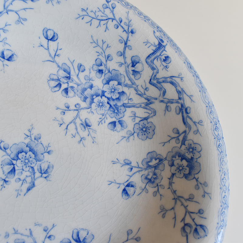 Antique Compotier Gien Fleurettes