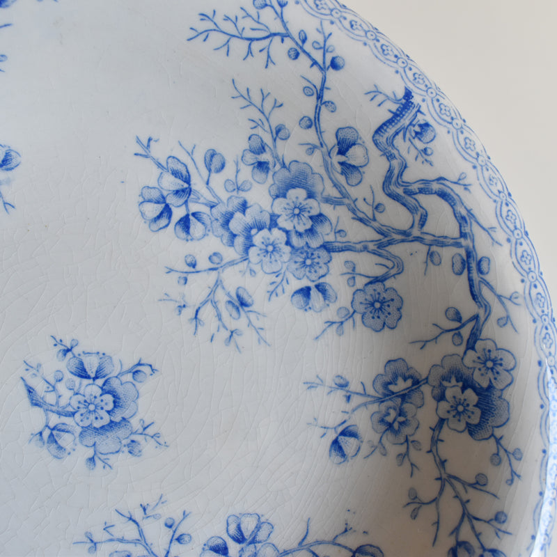 Antique Compotier Gien Fleurettes