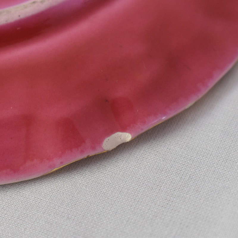 ア.ドラサンヴァル A.Dressinval チョコレートカップ＆ソーサー ピンク B