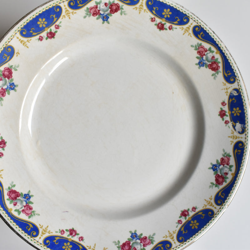 Vintage Plate, Moulin des Loups, Rose E