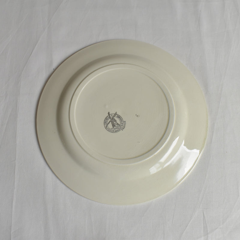 Vintage Plate Moulin des Loups Raisin A