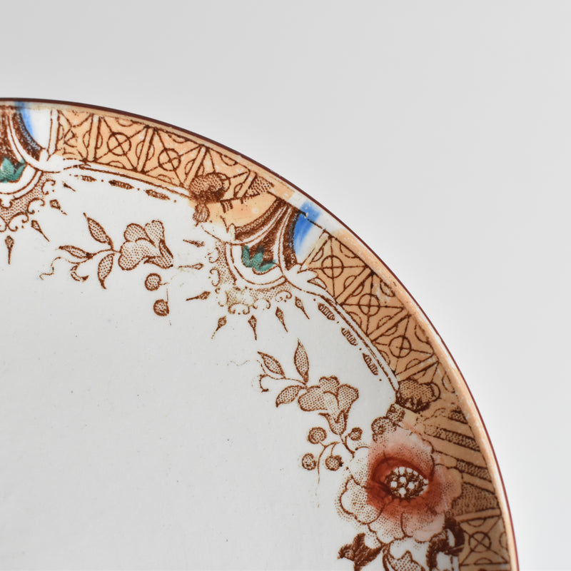 Antique Cup & Saucer Sarreguemines Kyoto A