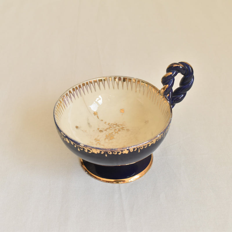 ア.ドラサンヴァル A.Dressinval チョコレートカップ ダークブルー A