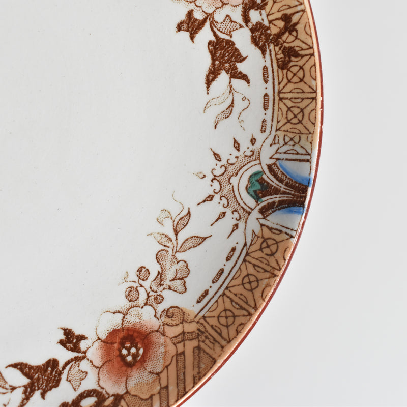 Antique Cup & Saucer Sarreguemines Kyoto A