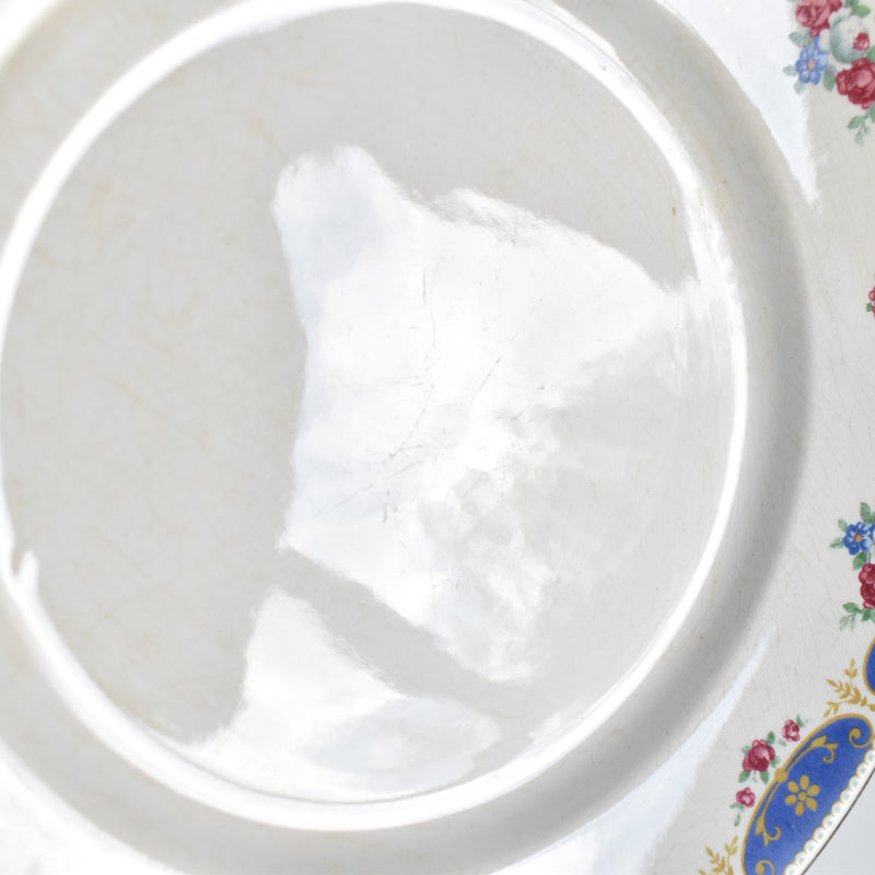 Vintage Plate, Moulin des Loups, Rose E