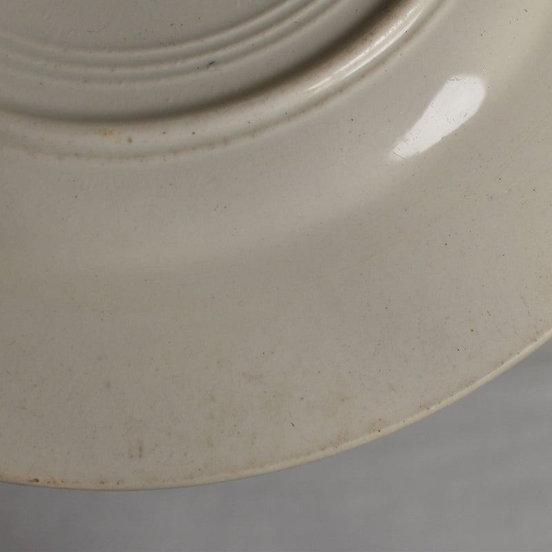 Antique Plate - Lunéville Fontainebleau Blue