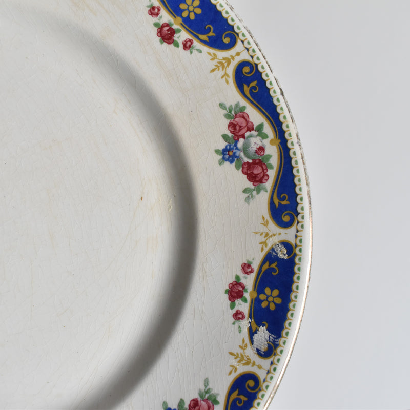 Vintage Plate, Moulin des Loups, Rose E