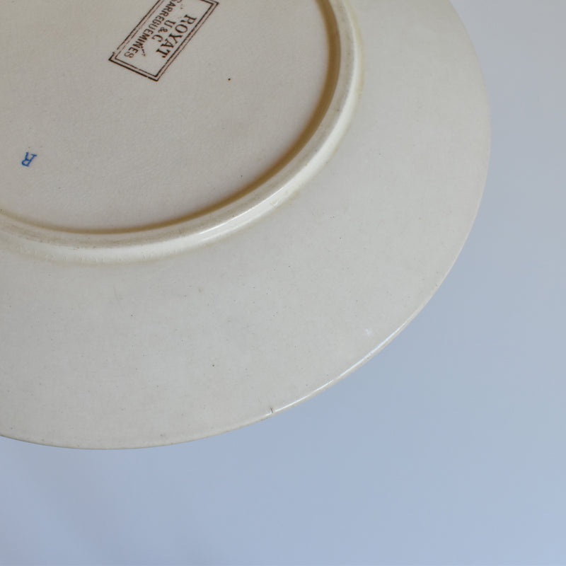 Antique Plate Sarreguemines Royat