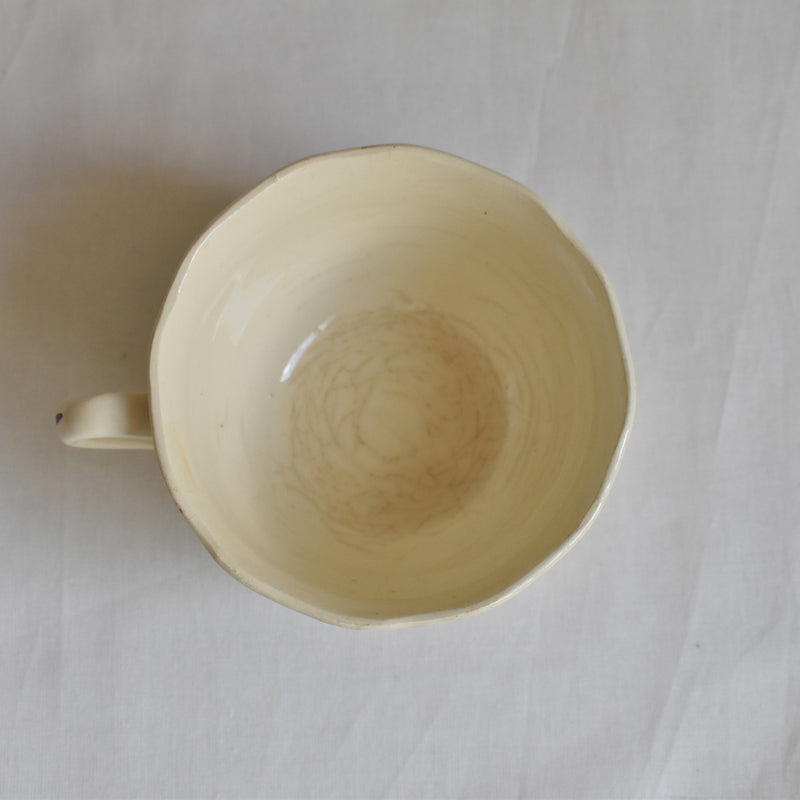 Vintage Cup & Saucer Digoin & Sarreguemines Agreste