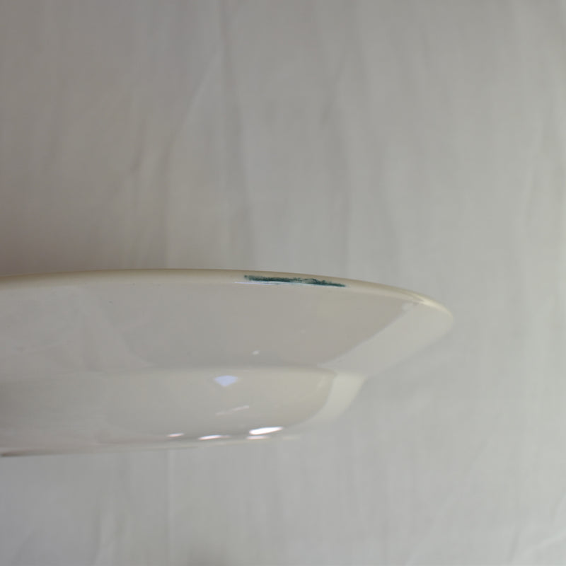 Antique deep dish Badonviller Aurore C