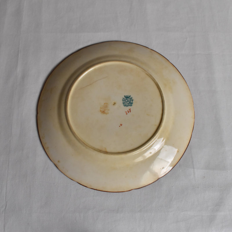 Antique Dessert Plate Sarreguemines Minton