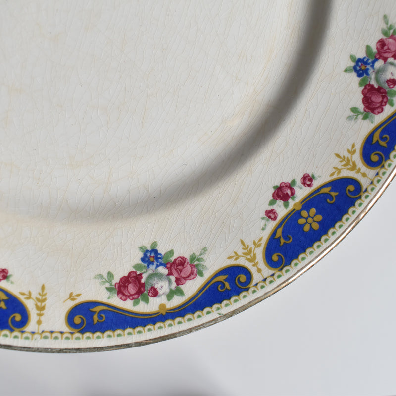 Vintage Plate, Moulin des Loups, Rose E