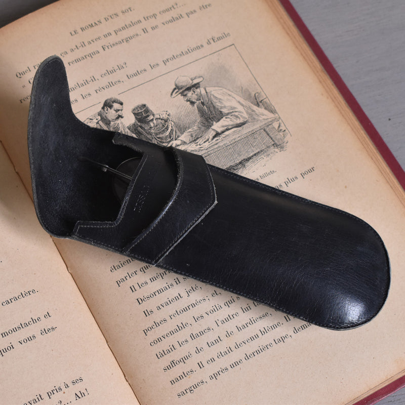 Vintage glasses with leather pouch