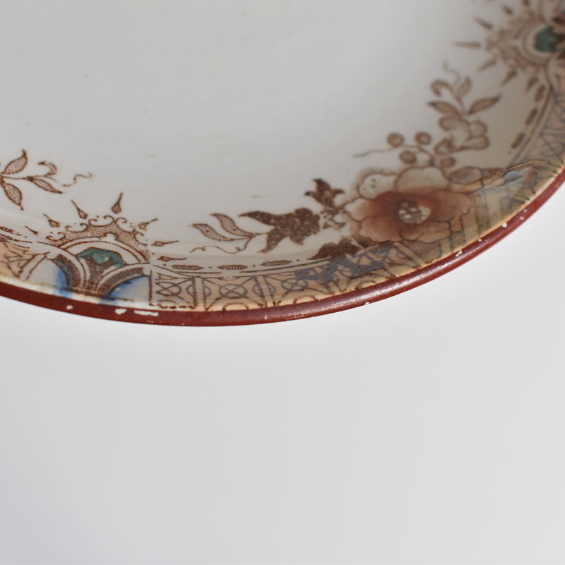 Antique Cup & Saucer Sarreguemines Kyoto A
