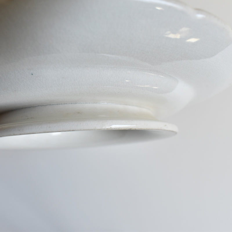 Antique Footed Plate KG Lunéville Kléber