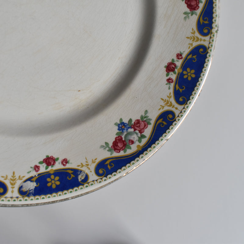 Vintage Plate, Moulin des Loups, Rose E
