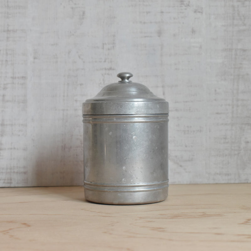 ヴィンテージ　アルミ保存容器　Café