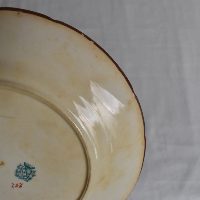 Antique Dessert Plate Sarreguemines Minton
