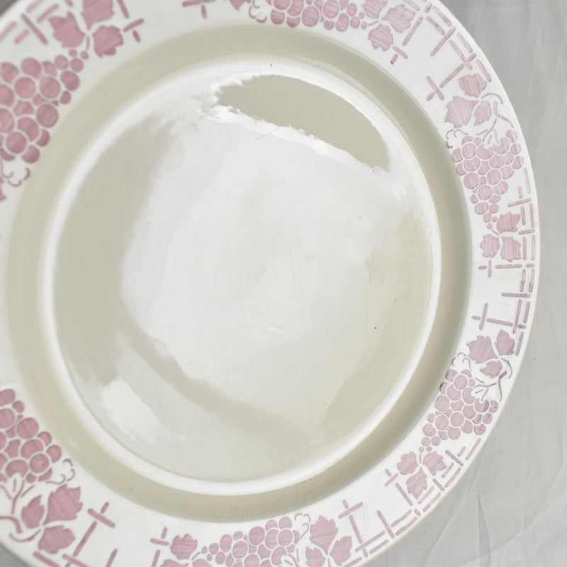 Vintage Plate Moulin des Loups Raisin A