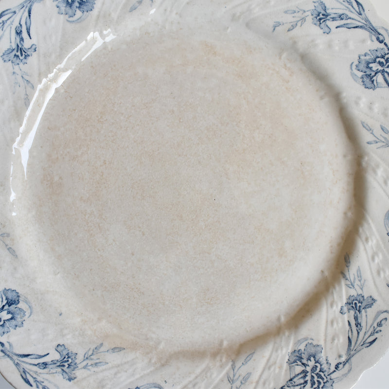 Antique Footed Plate KG Lunéville Kléber