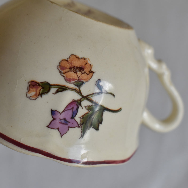 Vintage Cup & Saucer Digoin & Sarreguemines Agreste