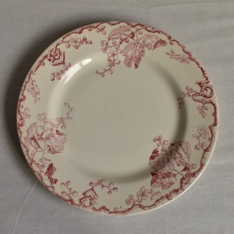 Antique Plate Lunéville Fontainebleau E