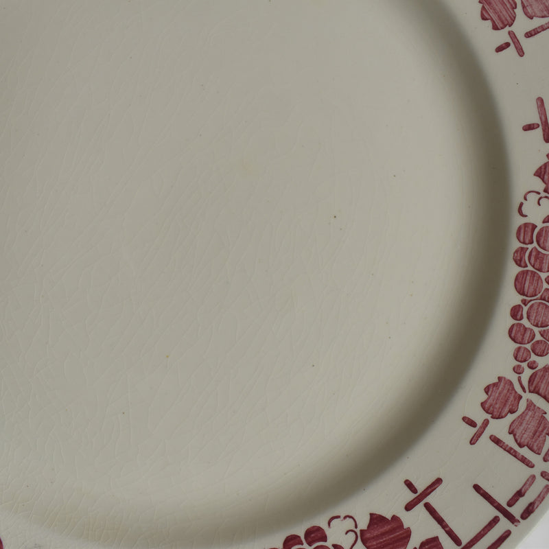 Vintage Plate Moulin des Loups Raisin A
