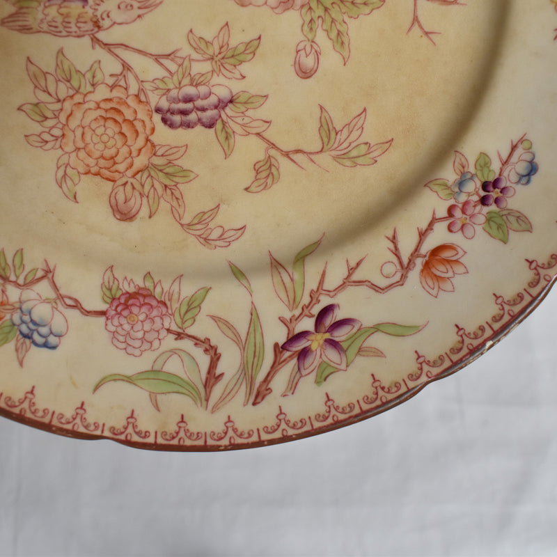 Antique Dessert Plate Sarreguemines Minton