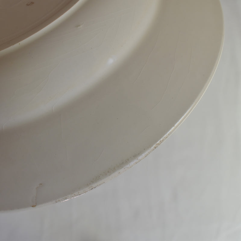 Antique deep plate, Badonviller, Aurore D