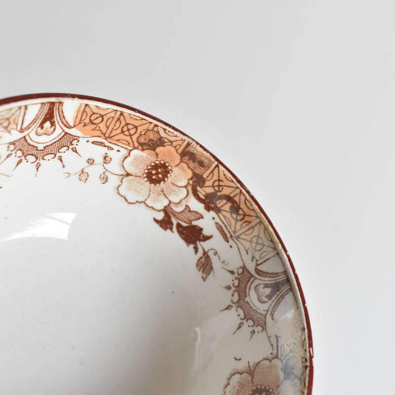 Antique Cup & Saucer Sarreguemines Kyoto A