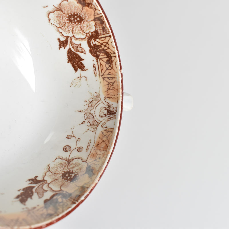 Antique Cup & Saucer Sarreguemines Kyoto A