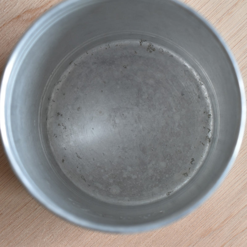 ヴィンテージ　アルミ保存容器　Café